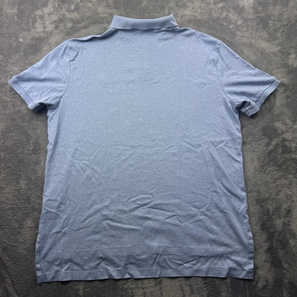 Polo Ralph Lauren Polo Shirt Mens XL Light Blue Pima Soft Touch Short Sleeve